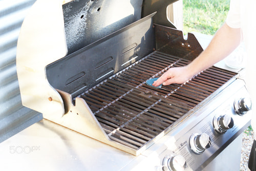 Sony Alpha DSLR-A200 sample photo. Barbecue cleaning services del photography