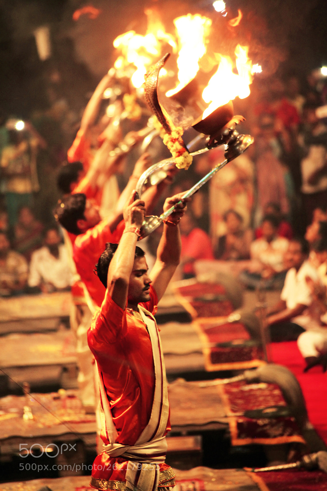 Canon EOS 5D Mark II sample photo. Gangha  aarti photography
