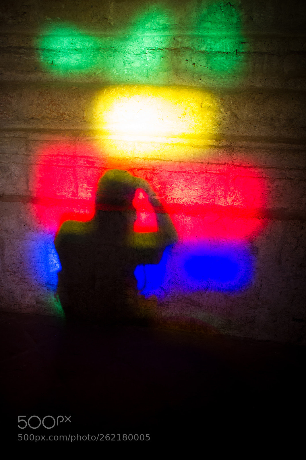 Canon EOS 550D (EOS Rebel T2i / EOS Kiss X4) sample photo. Selfportrait in stained glass photography