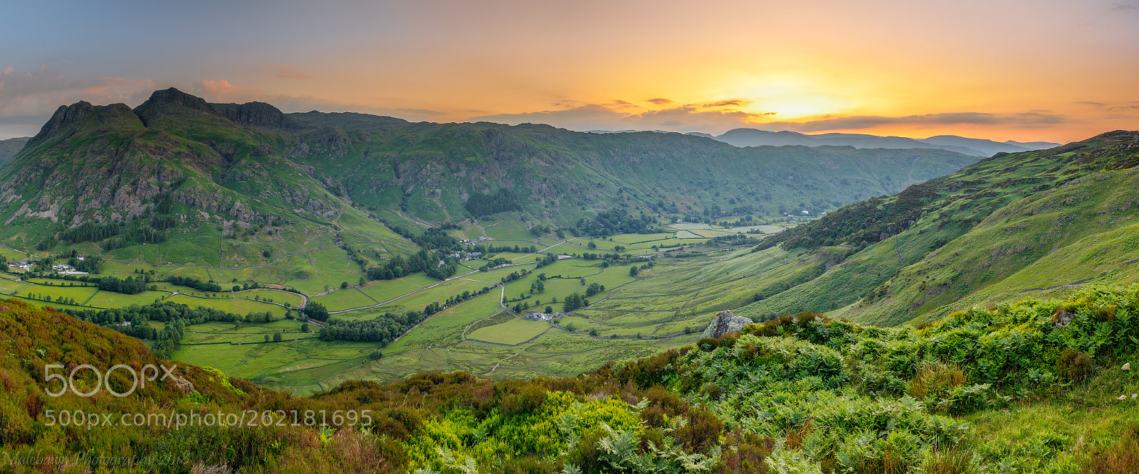 Canon EOS 6D Mark II sample photo. Langdale panorama photography