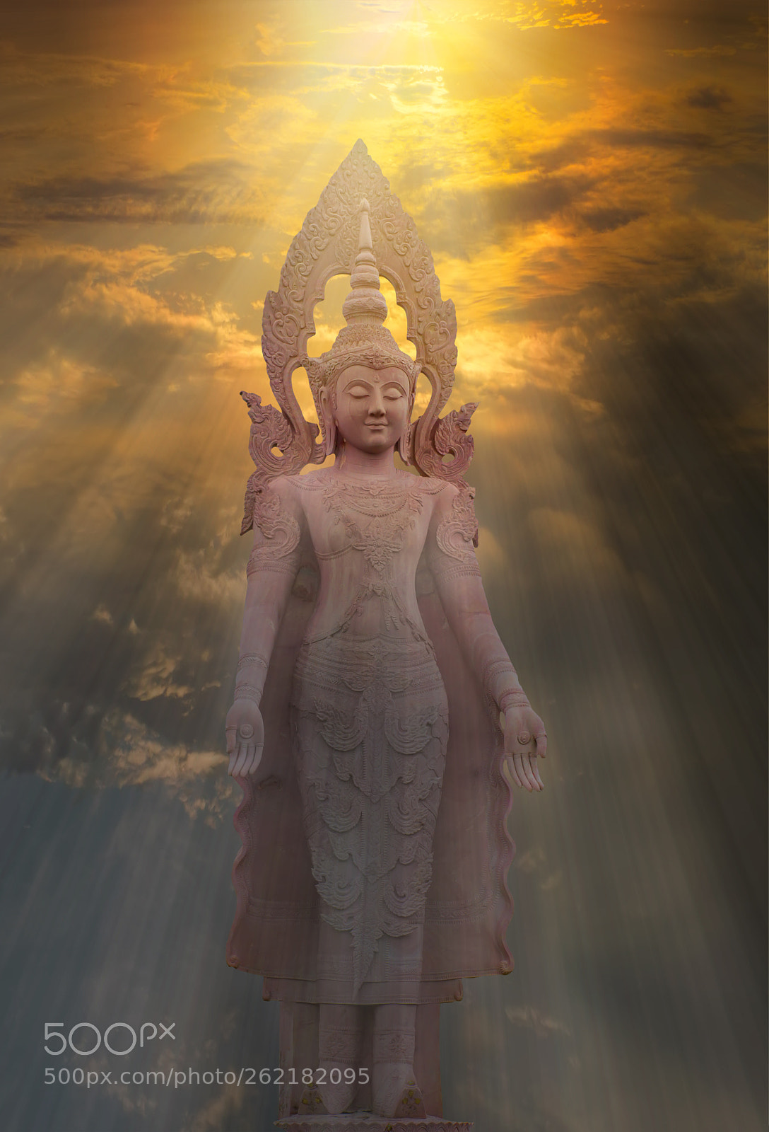 Nikon D5300 sample photo. Buddha statues with golden photography