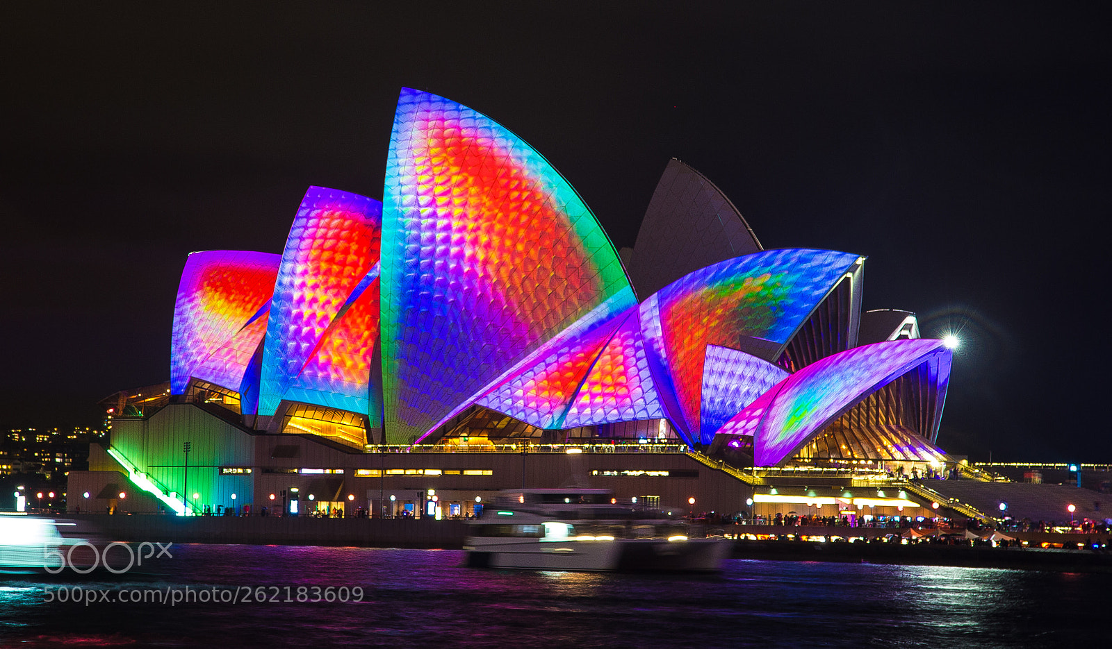 Canon EOS 6D sample photo. Opera house vivid 2018 photography