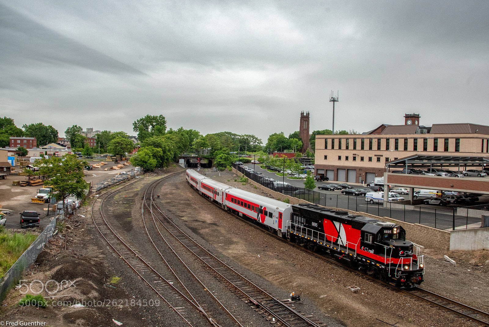 Nikon D810 sample photo. Ctrail train in hartford photography