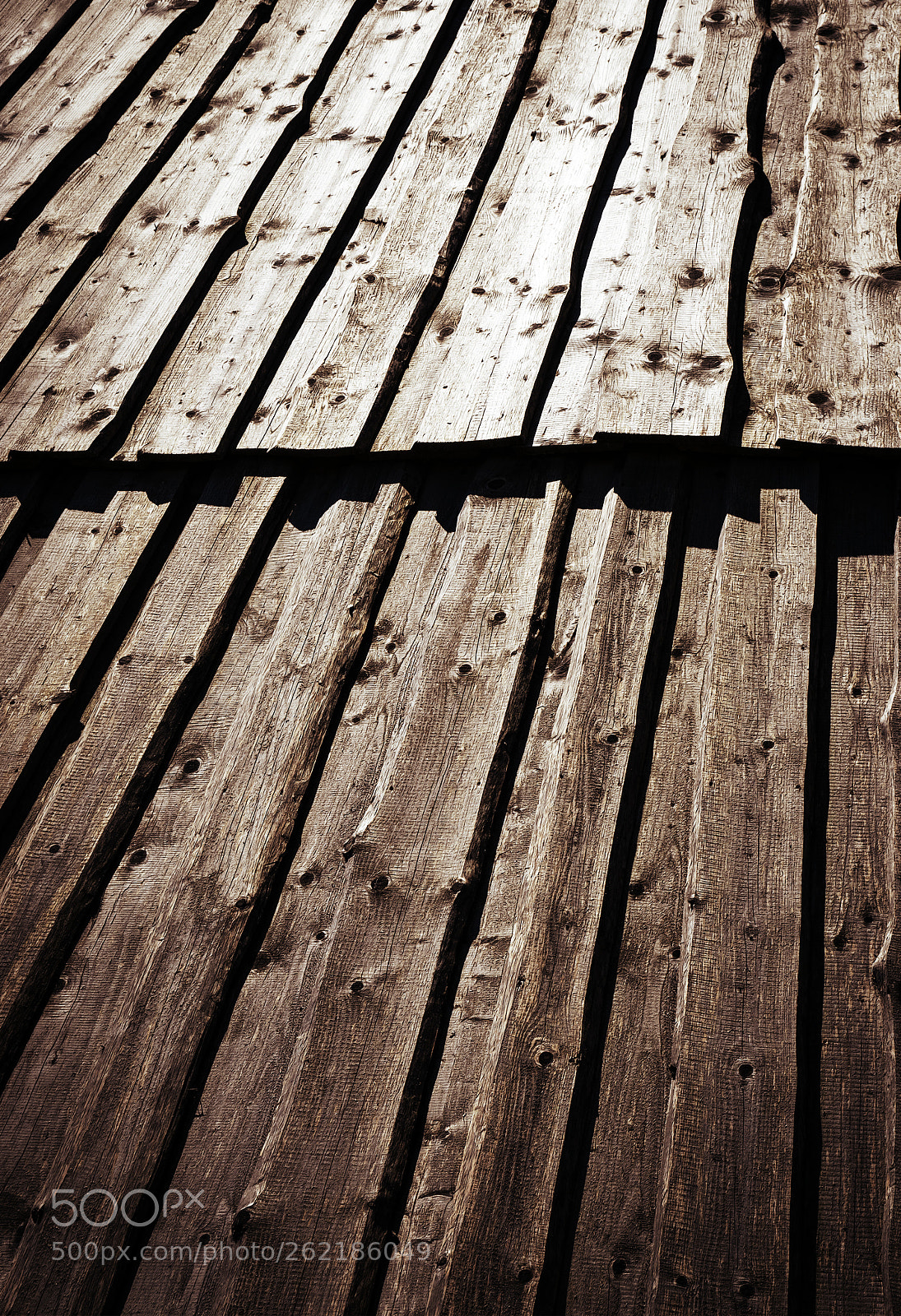 Nikon D5500 sample photo. Wood paneling with shade photography
