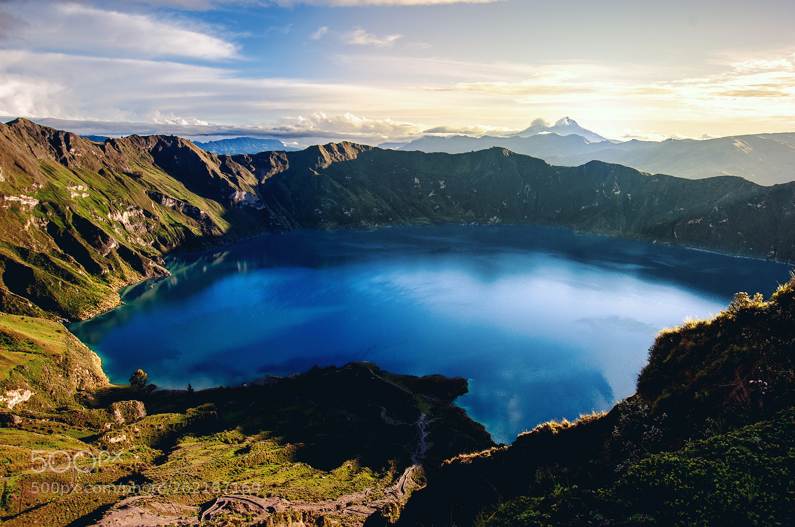 Nikon D7000 sample photo. Dawning in the quilotoa photography