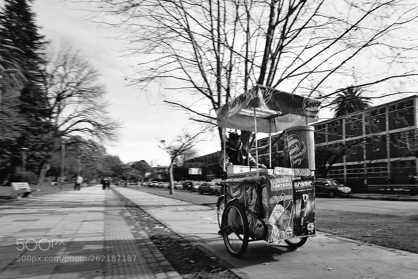 Nikon AF-S Nikkor 17-35mm F2.8D ED-IF sample photo. Speedy ice cream tricycle photography