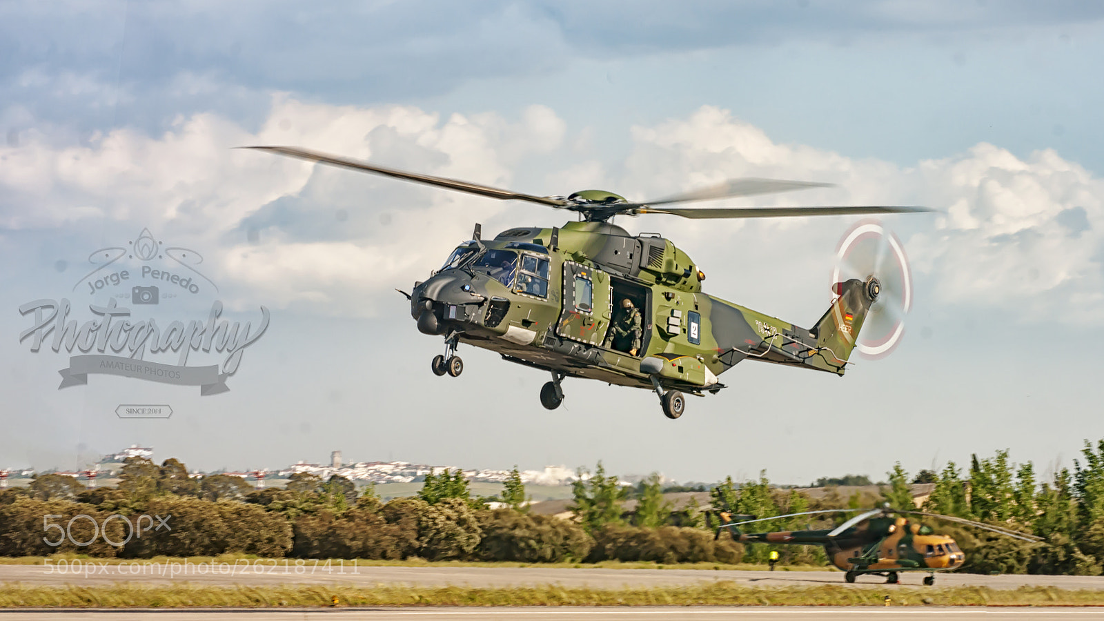 Sony Alpha DSLR-A390 sample photo. Germany - army eurocopter photography