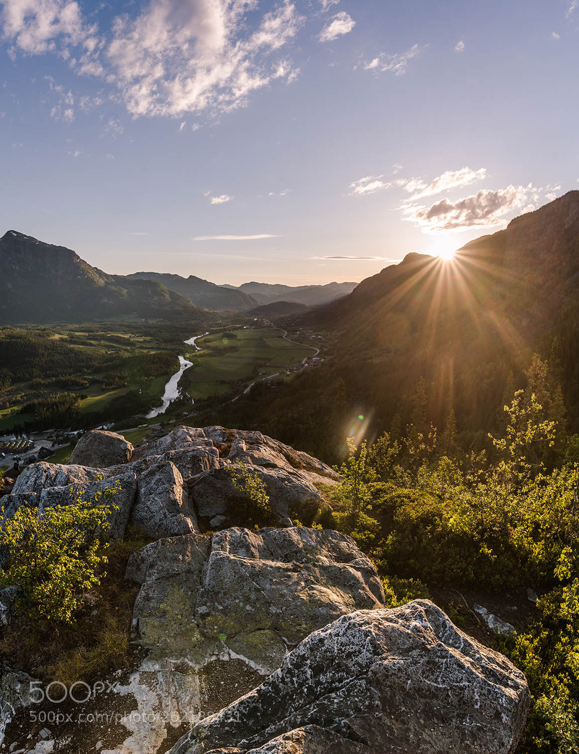 Nikon D800 sample photo. Sunset valley photography