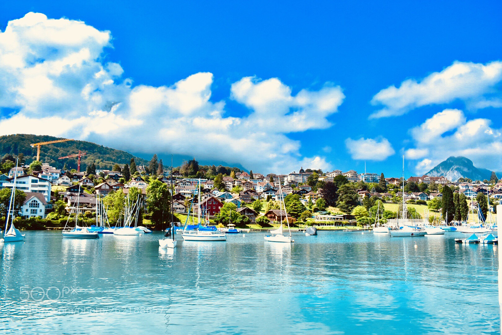 Nikon D3400 sample photo. View of spiez photography