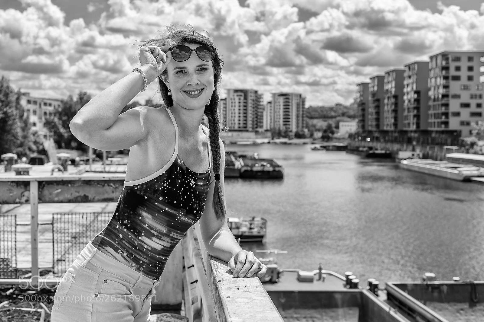 Canon EOS 6D sample photo. Monika on the boat photography