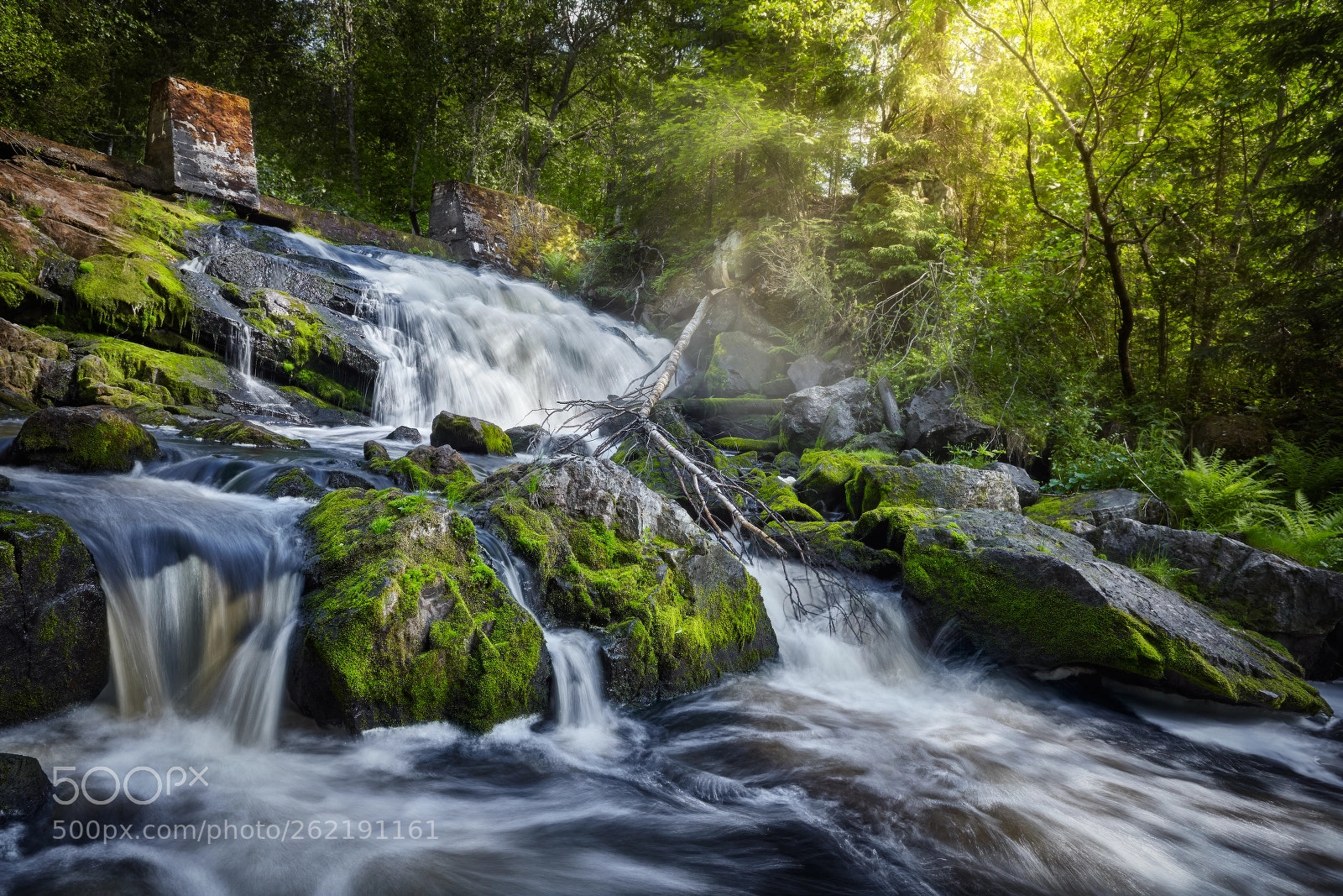 Canon EOS 5D Mark II sample photo. Mysteries of karelian falls photography