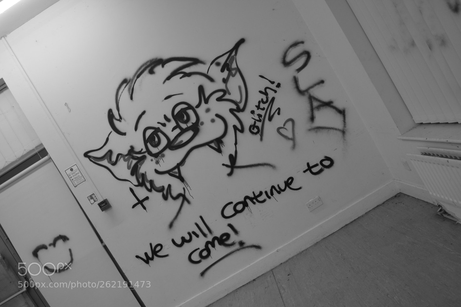 Nikon D5200 sample photo. Wolf graffiti photography