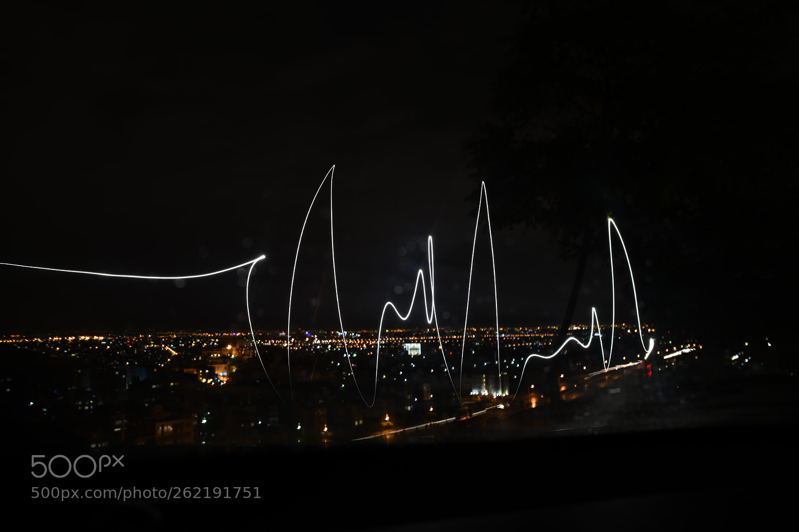 Nikon D850 sample photo. Light drawing photography