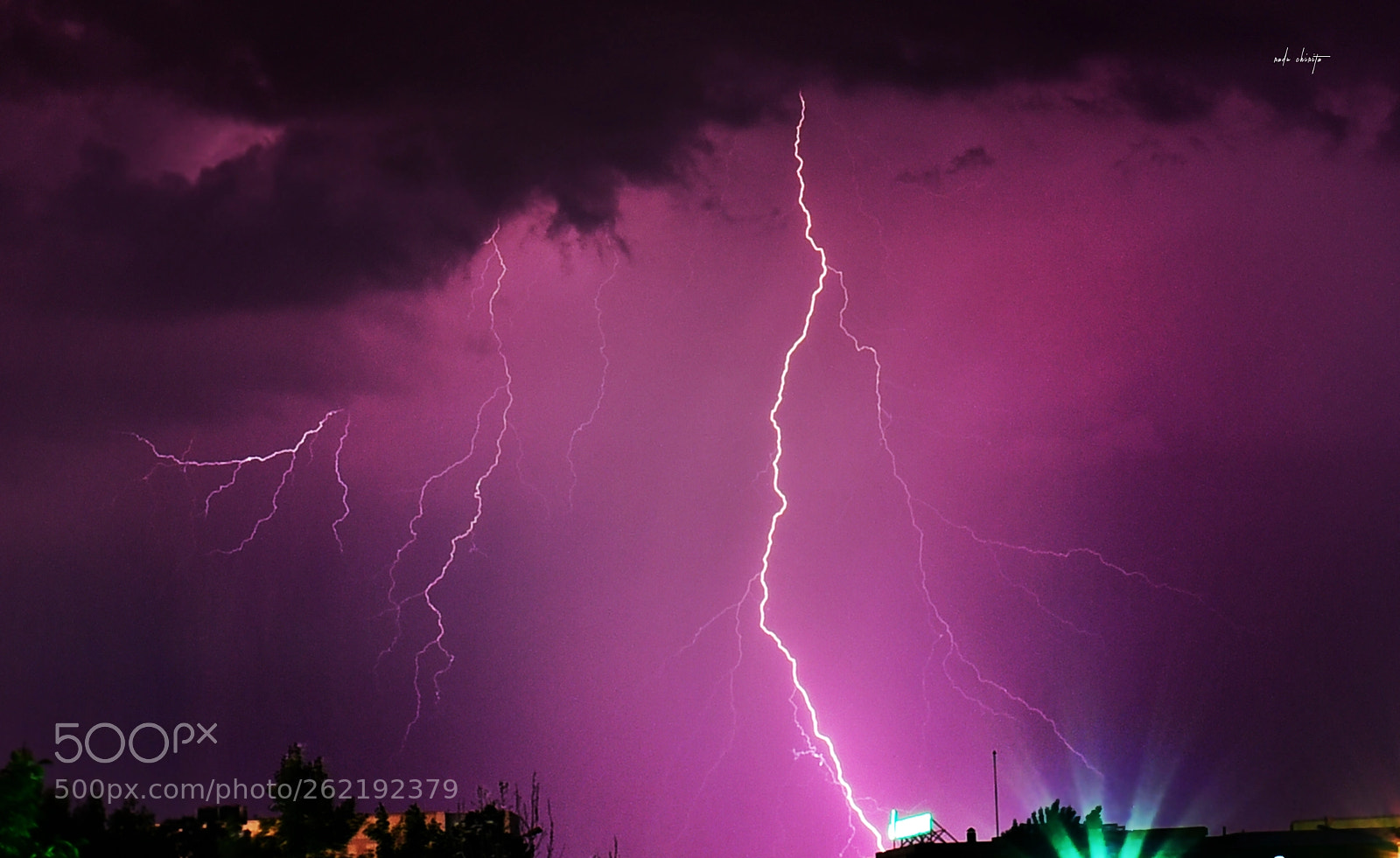 Nikon D750 sample photo. Thunder / storm photography