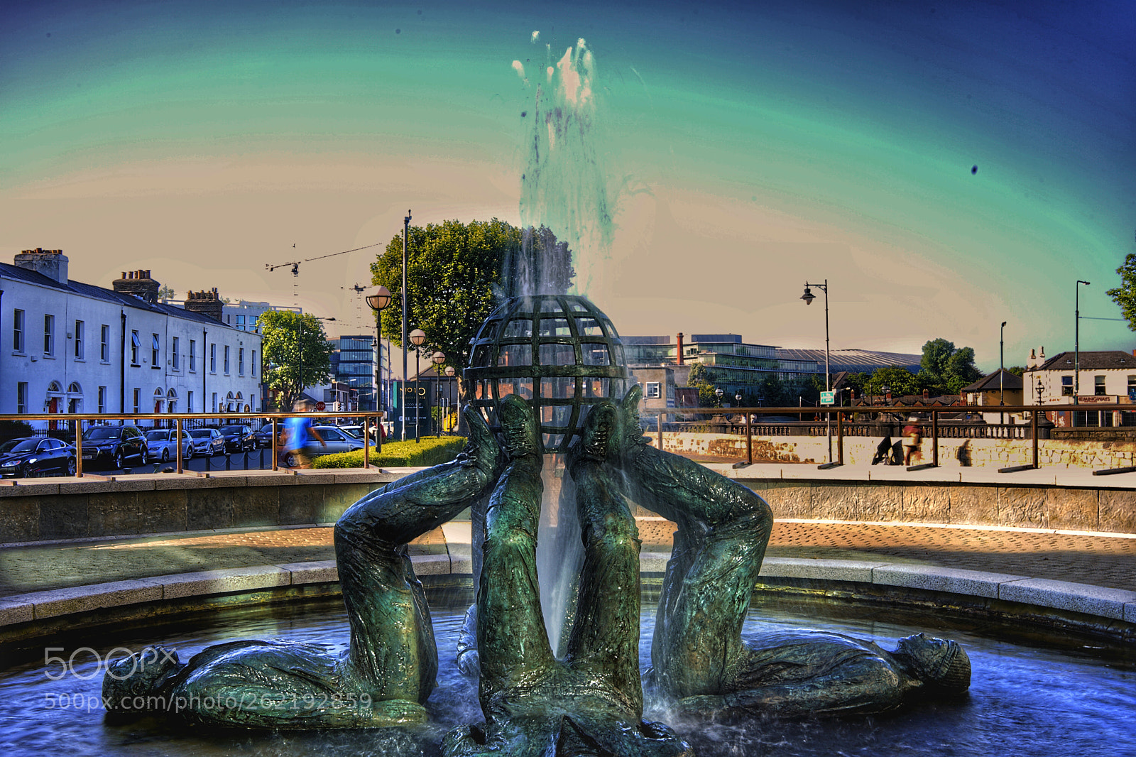 Sony a7 II sample photo. Fountain photography