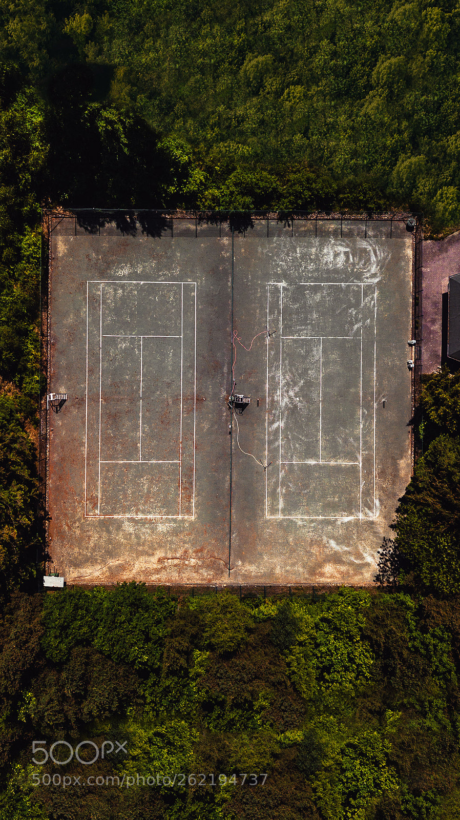 DJI FC220 sample photo. Let's play tennis photography
