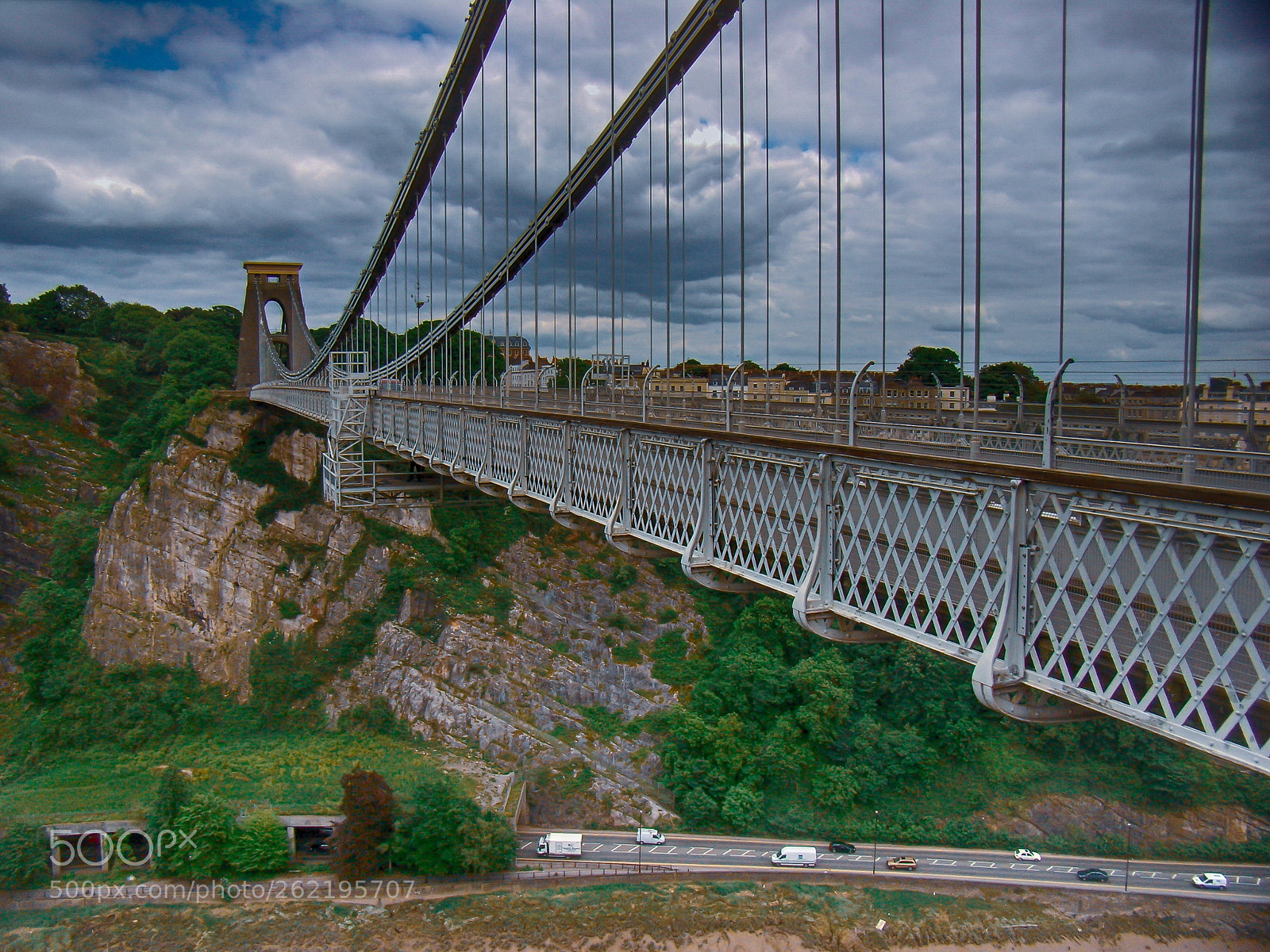 Olympus FE200 sample photo. Bristol: clifton suspension bridge photography
