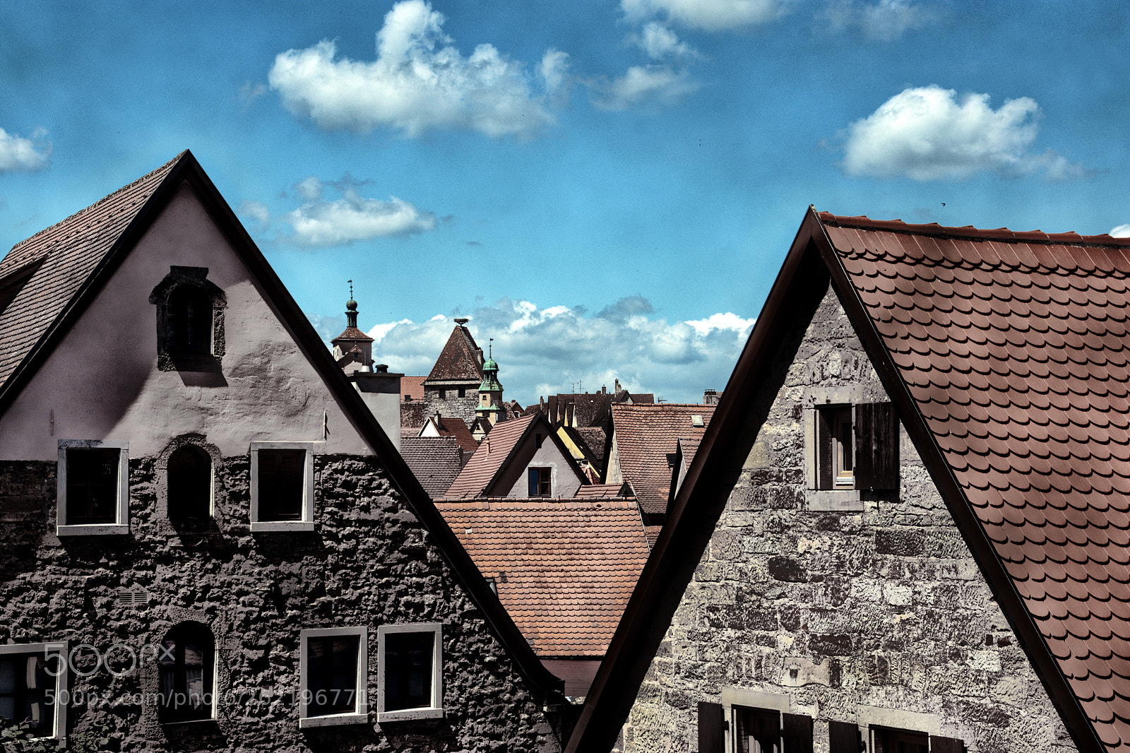 Nikon D7200 sample photo. Medieval rooftops photography