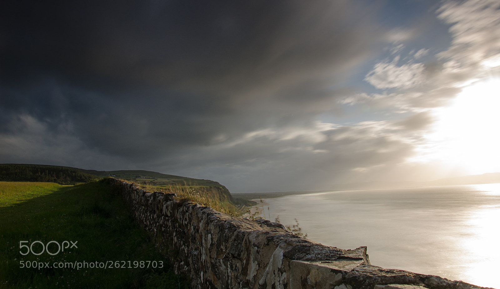 Nikon D7000 sample photo. Mussenden wall edited photography