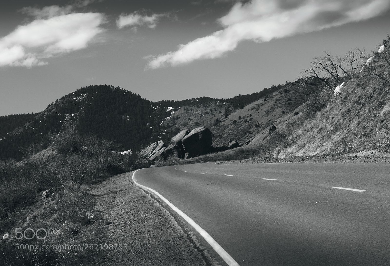 Nikon D7100 sample photo. Mountain road photography