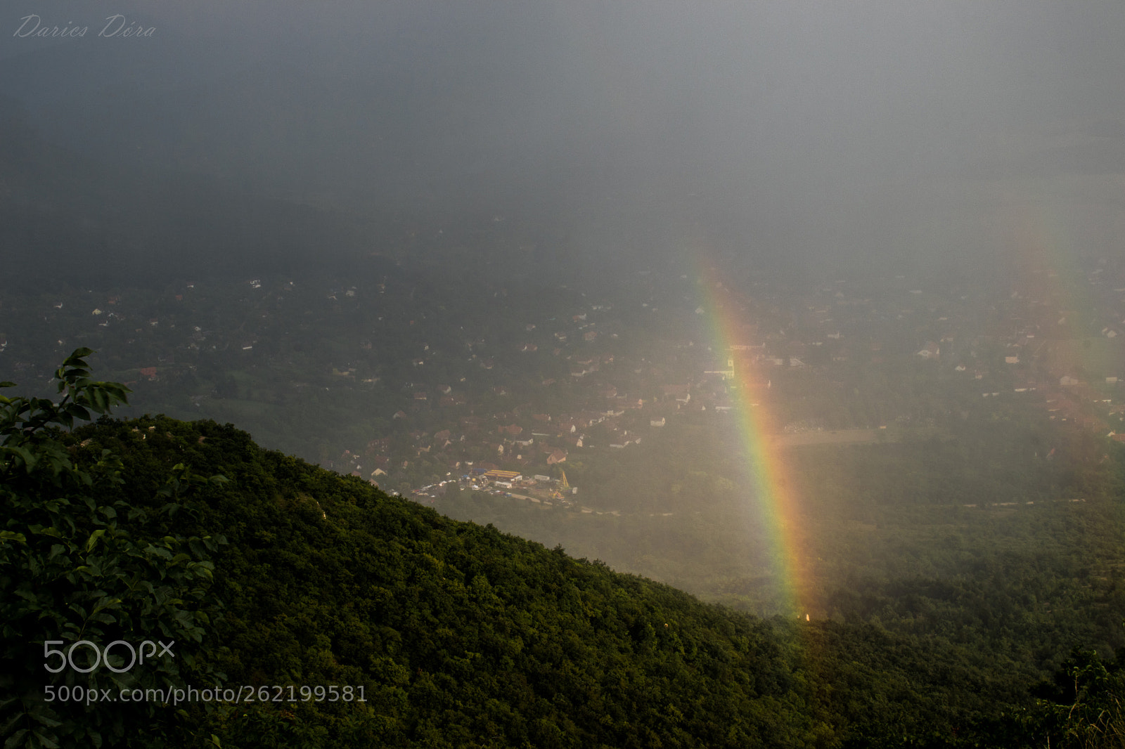 Canon EOS 800D (EOS Rebel T7i / EOS Kiss X9i) sample photo. Pilisszántó with rainbow photography