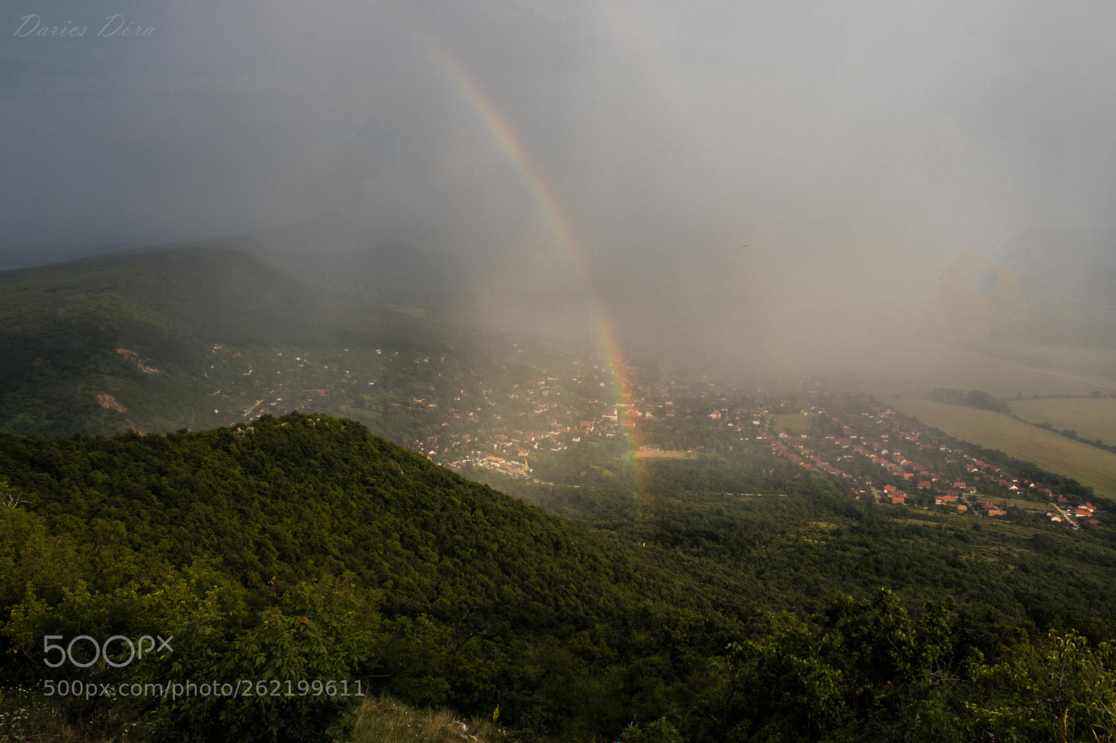 Canon EOS 800D (EOS Rebel T7i / EOS Kiss X9i) sample photo. Pilisszántó with rainbow photography