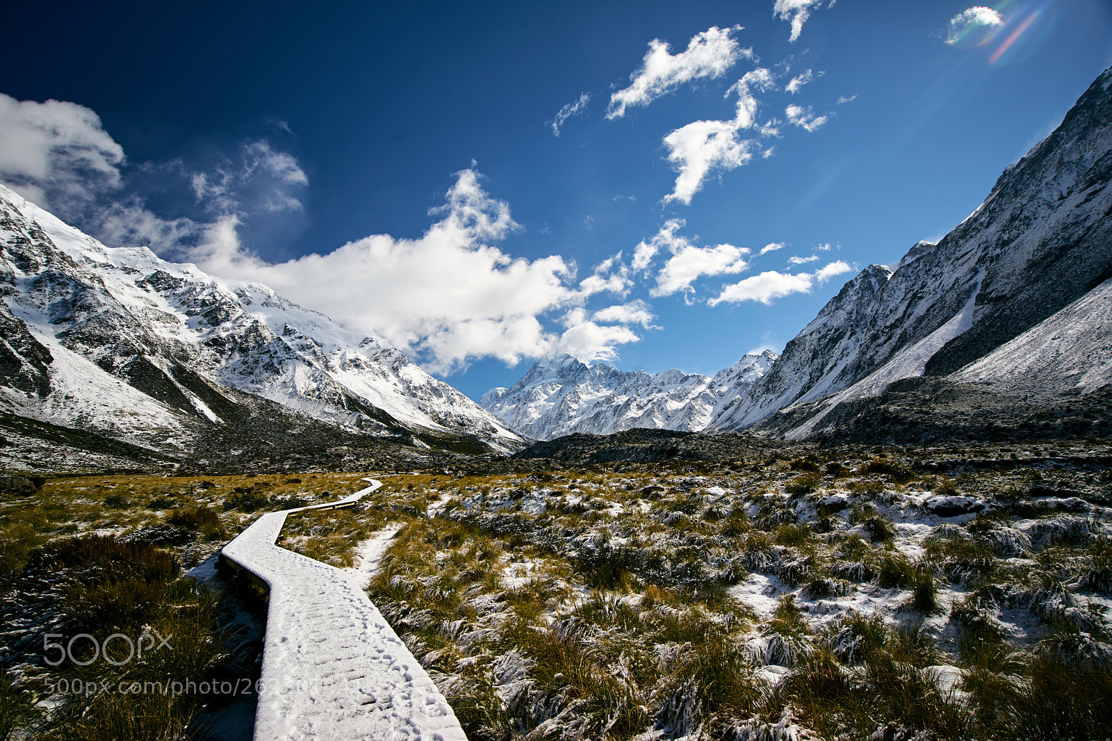 Sony a7 II sample photo. Hooker valley track photography