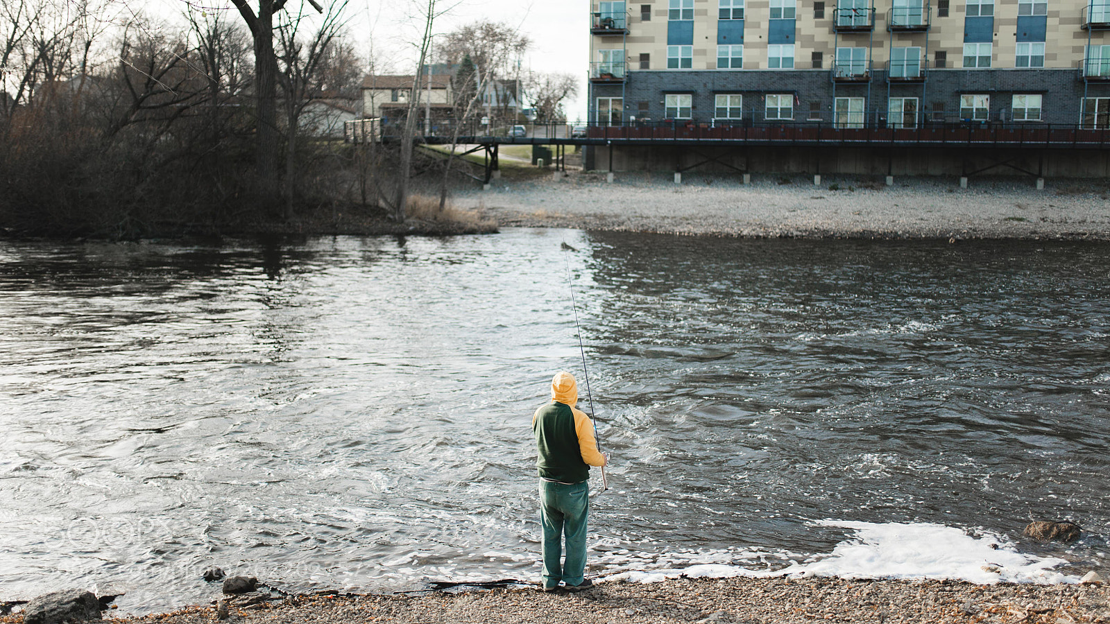 Sony a7S II sample photo. Fishing man photography