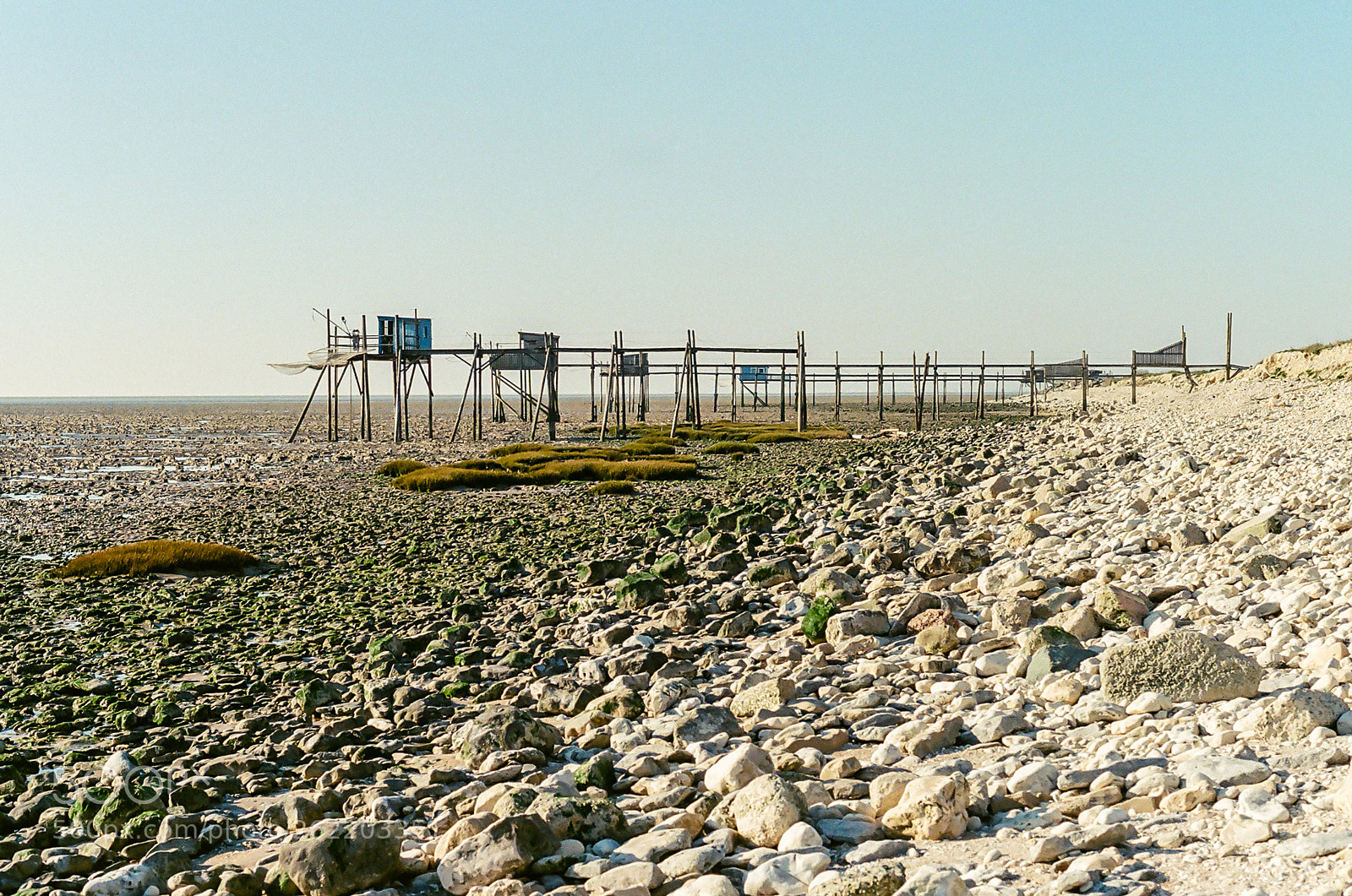 Nikon F100 sample photo. Les carrelets de la photography