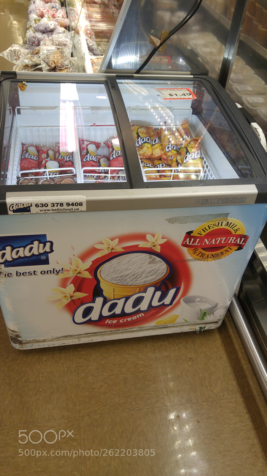 LG G4 sample photo. Ice cream cooler photography