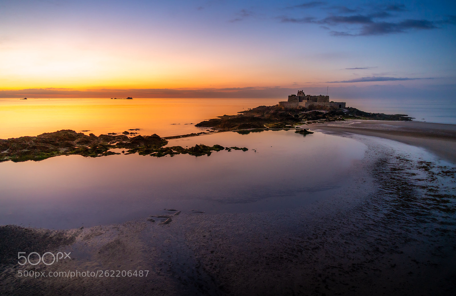 Sony a7R II sample photo. Saint-malo sunset photography
