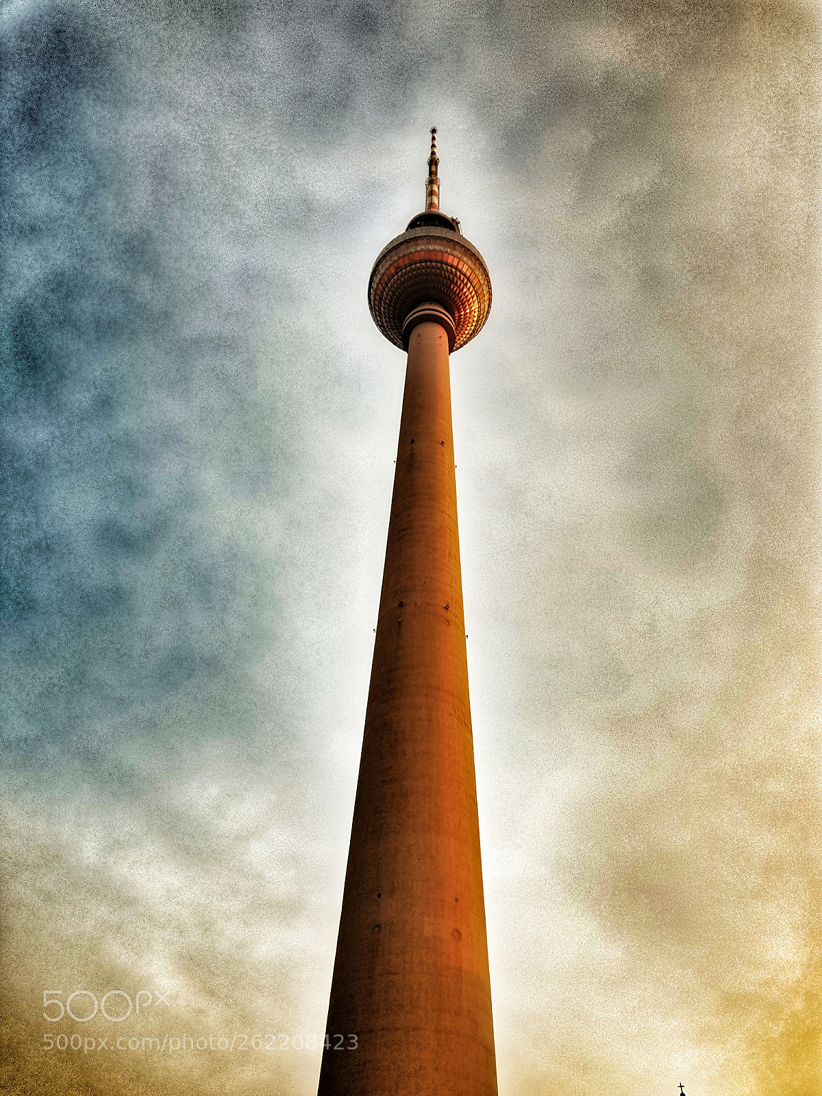 Samsung Galaxy S8 sample photo. Colorful tv-tower photography