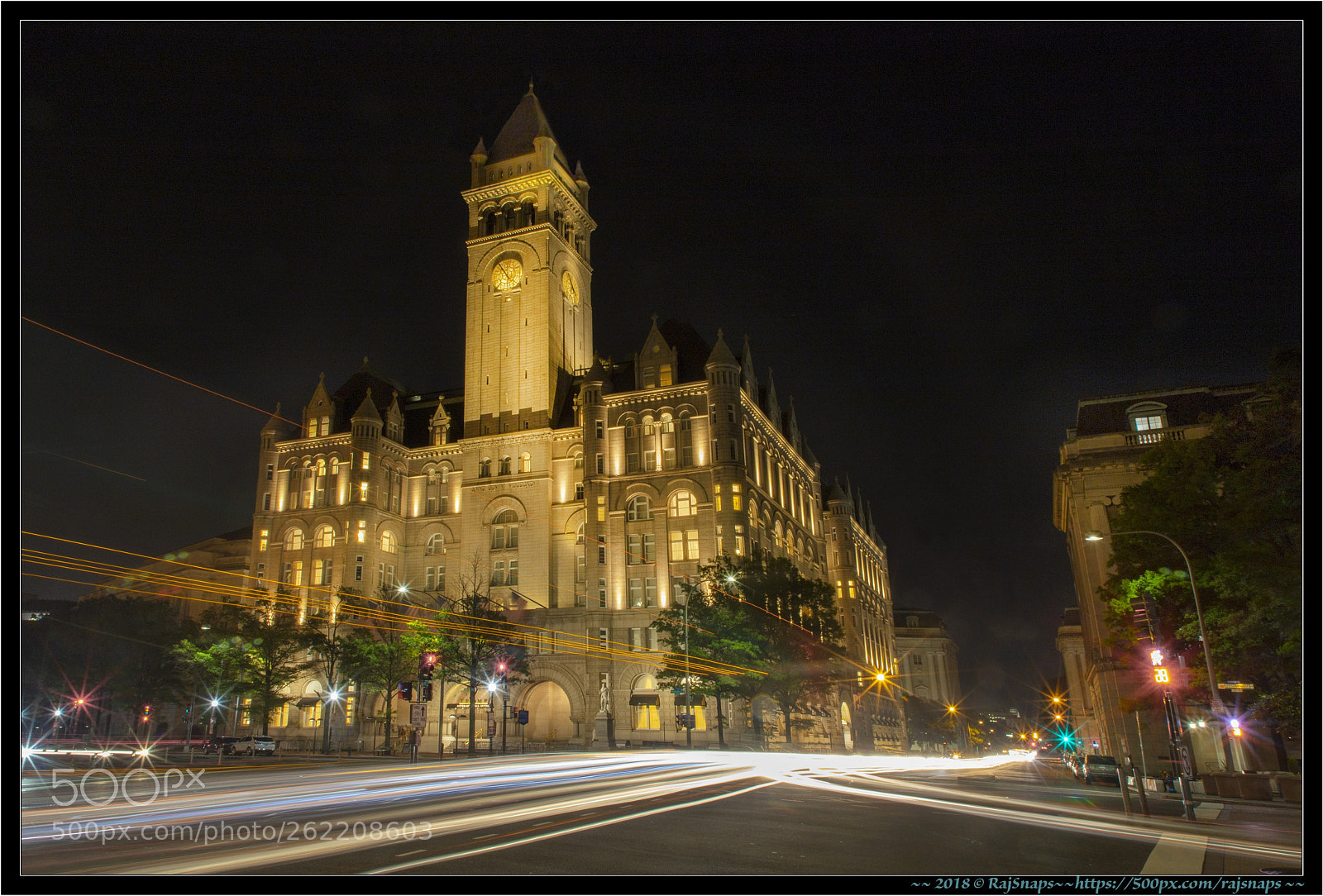 Canon EOS 6D Mark II sample photo. Trump international hotel, dc photography