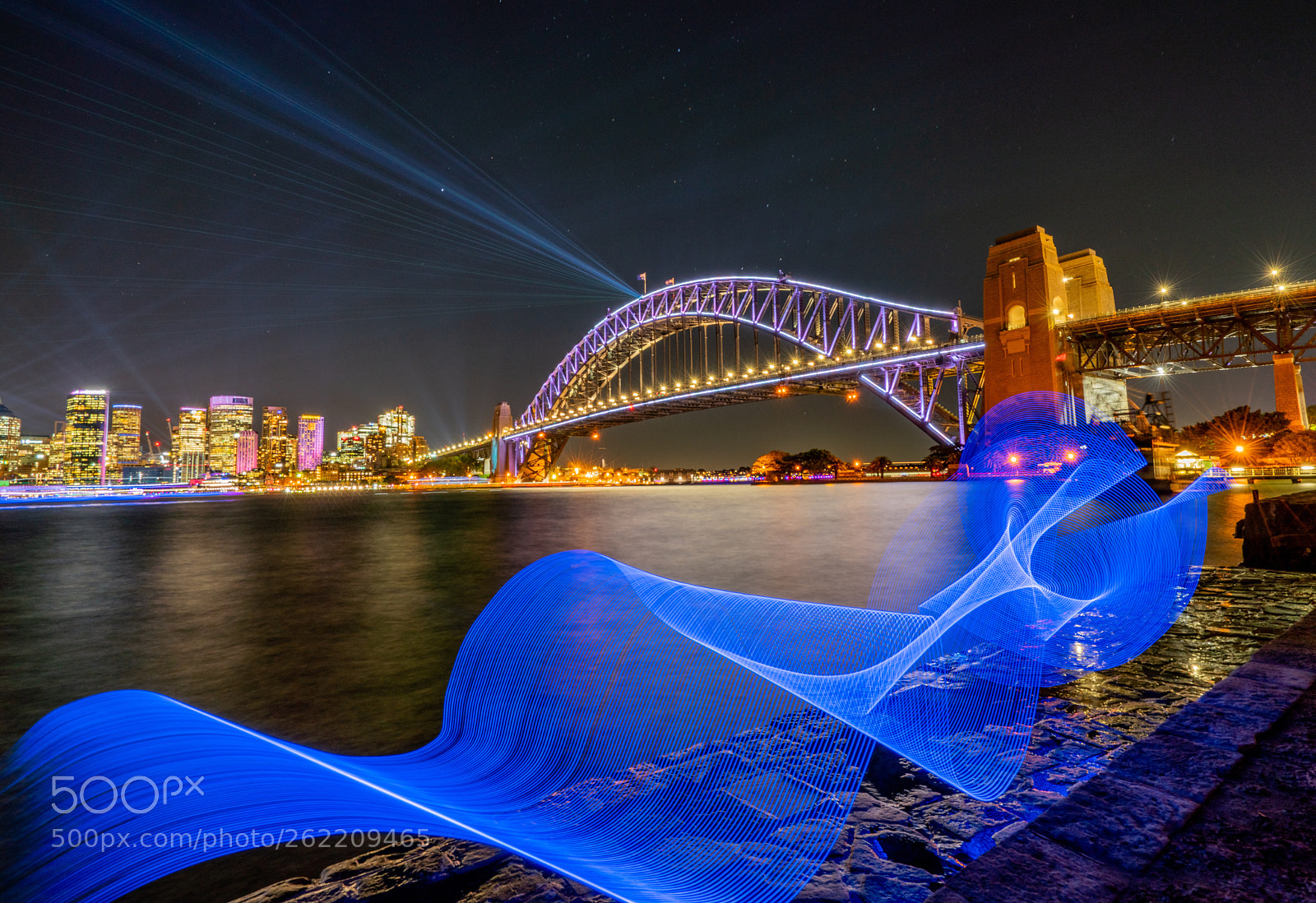 Sony a7R III sample photo. Light paint vivid photography