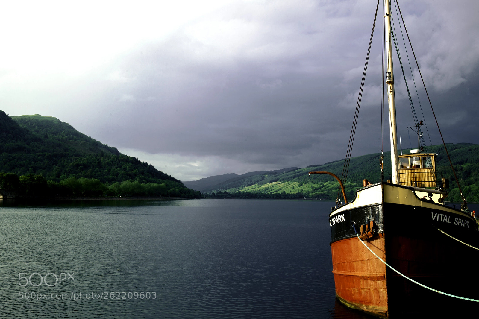Canon EOS 5D Mark II sample photo. Loch awe photography