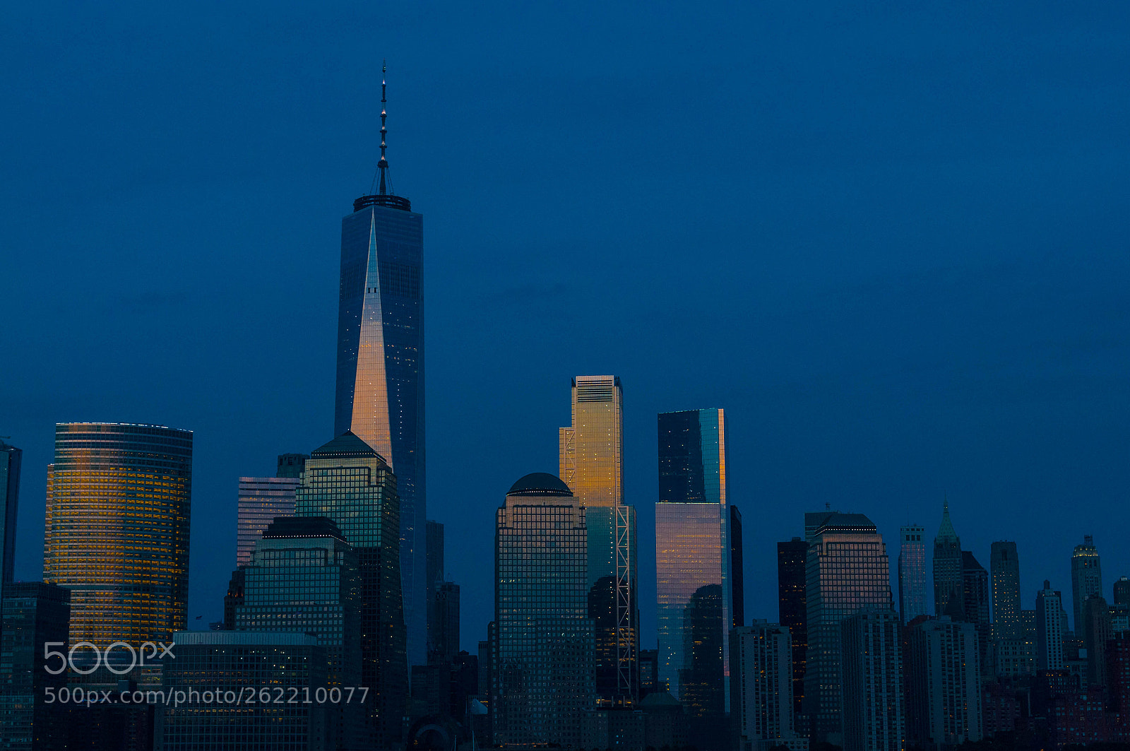 Nikon D90 sample photo. Financial district blue and photography