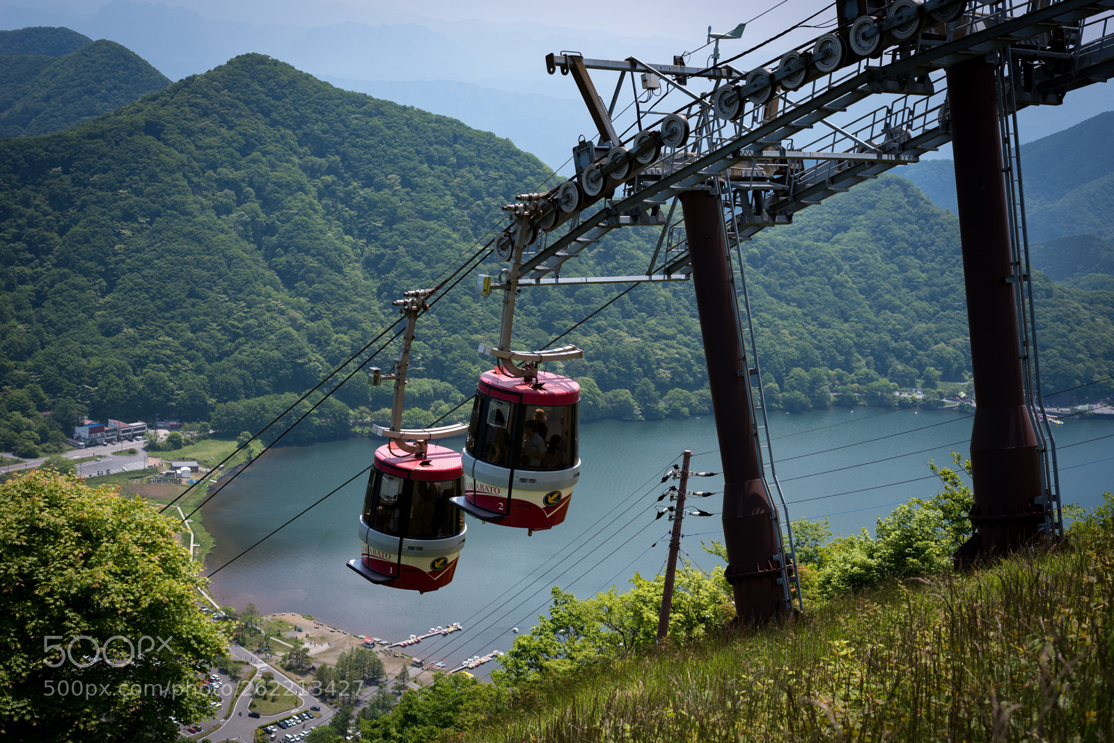 Nikon D750 sample photo. Mt. haruna ropeway gondolas photography