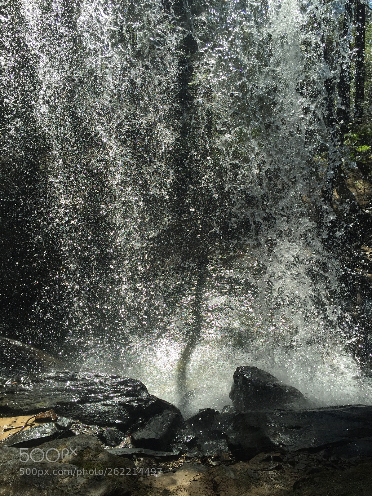 Apple iPhone 6 Plus sample photo. Behind the falls photography