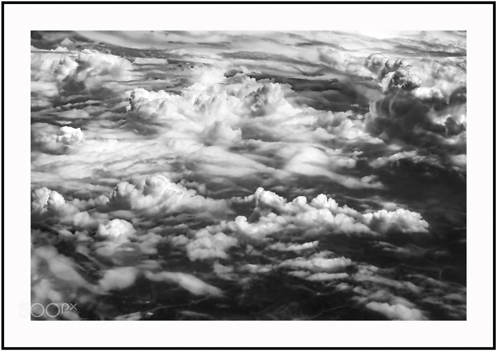 Nikon Df sample photo. Clouds from air photography