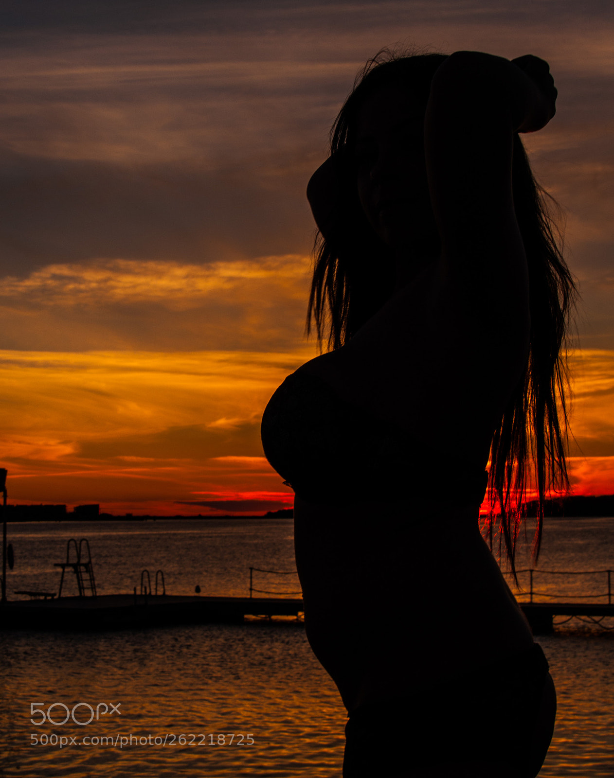 Olympus E-300 (EVOLT E-300) sample photo. Girl at sunset photography