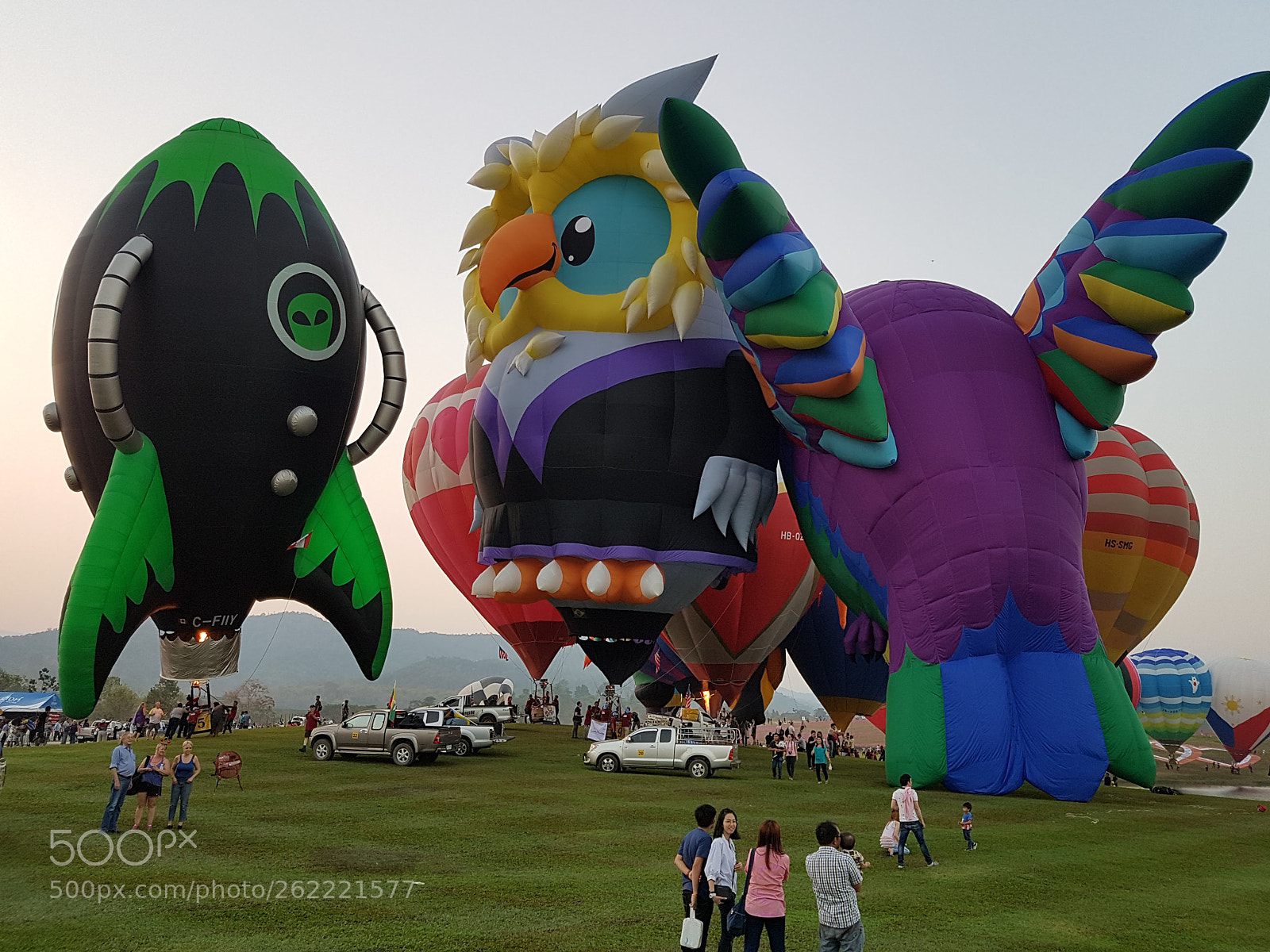 Samsung Galaxy S7 sample photo. Chiangrai hotair balloon fiesta 2018 photography