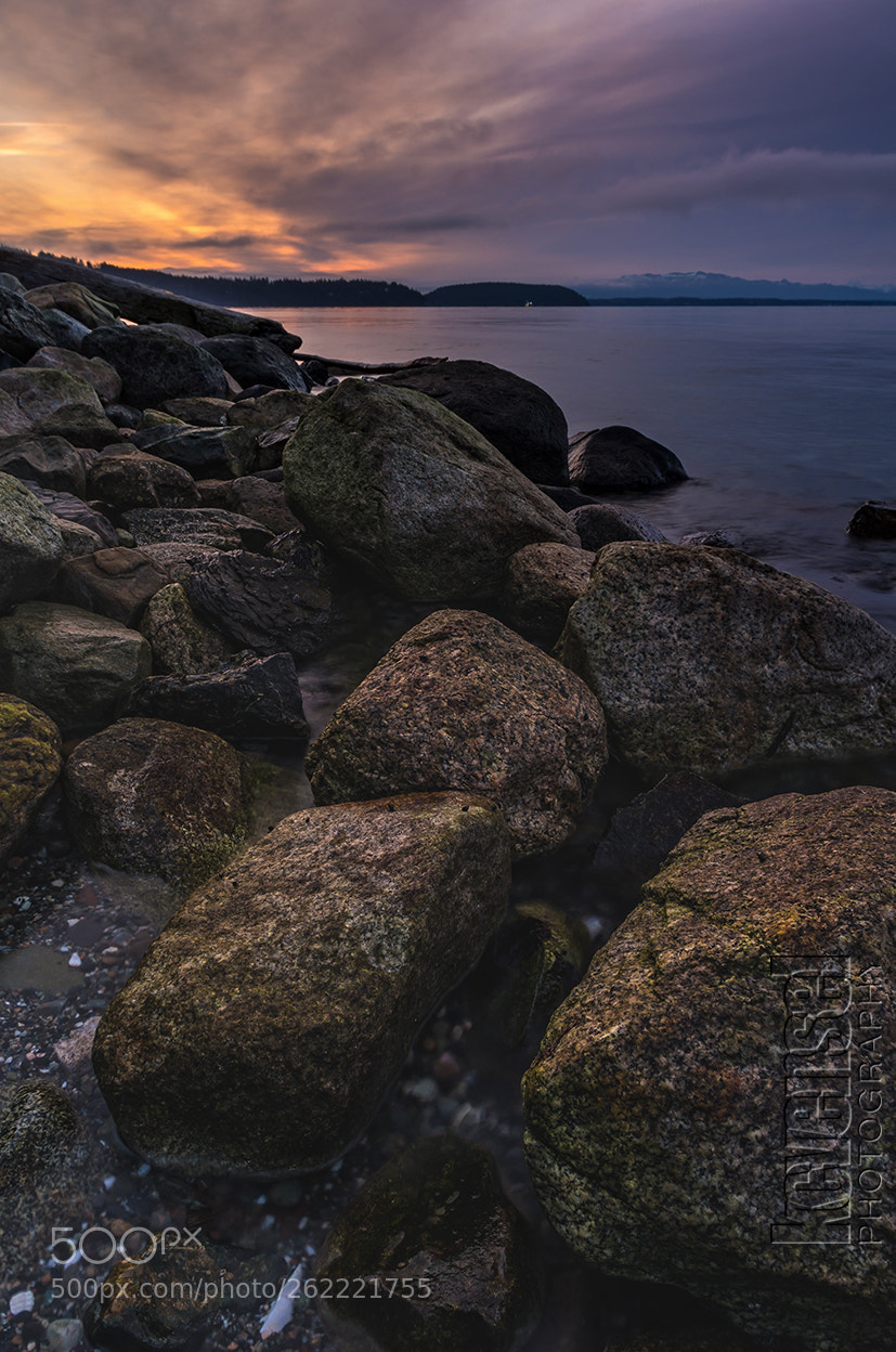 Pentax K-5 II sample photo. Sunrise on guemes island photography