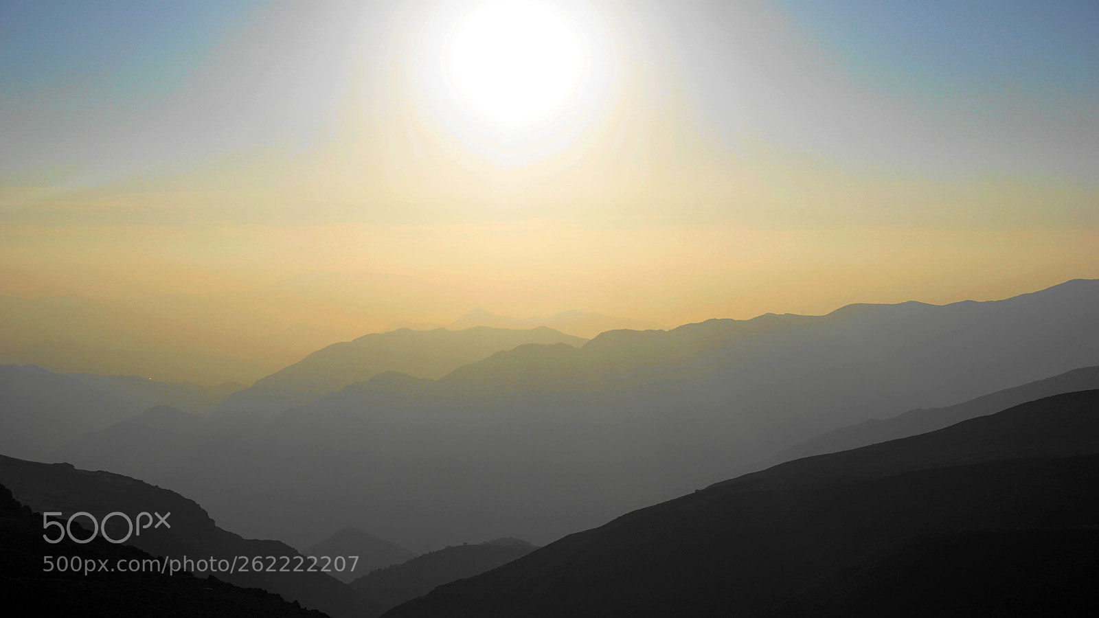 Sony a6000 sample photo. War, sun vs mountain photography