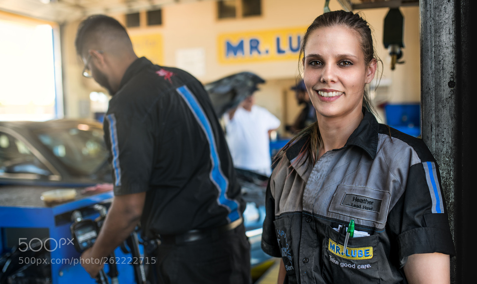 Nikon D810 sample photo. Mechanic lady photography