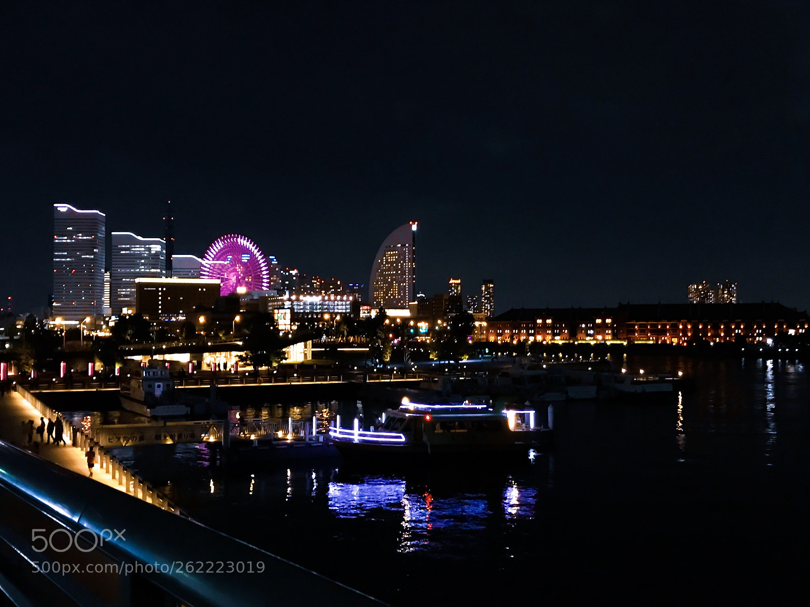 Apple iPhone 7 sample photo. Yokohama minatomirai nightview photography