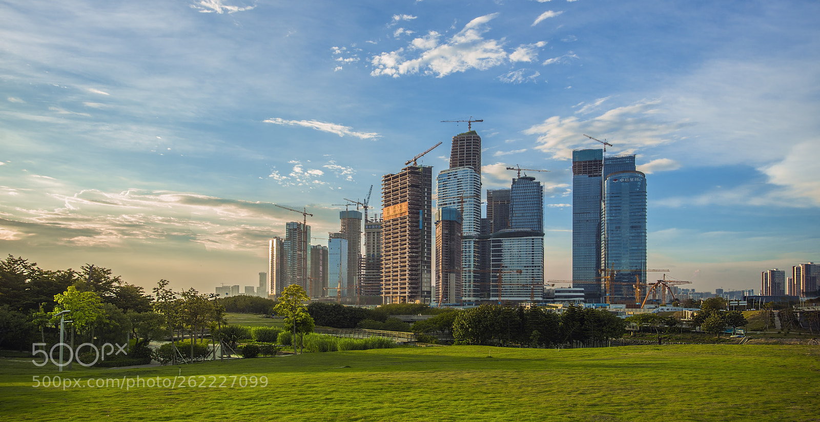 Sony a7 sample photo. New skyline of shenzhen photography