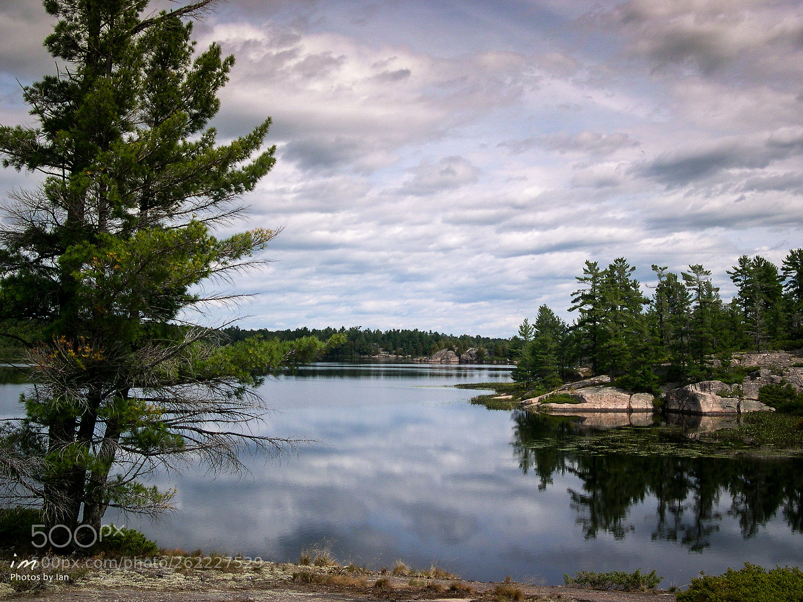 Nikon E4300 sample photo. Canadian shield photography