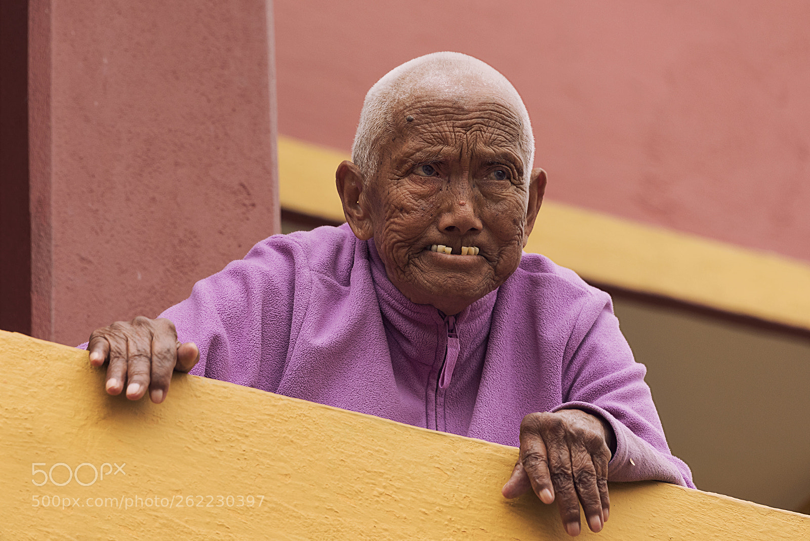 Nikon D750 sample photo. Nepali old woman photography