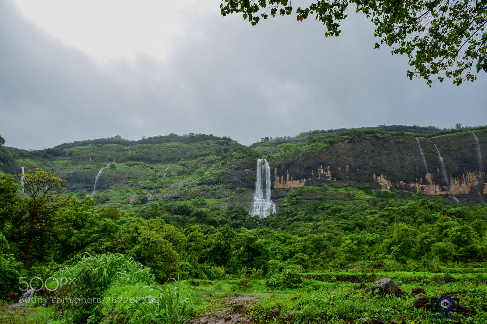 Nikon D5300 sample photo. Waterfalls in monsoon photography