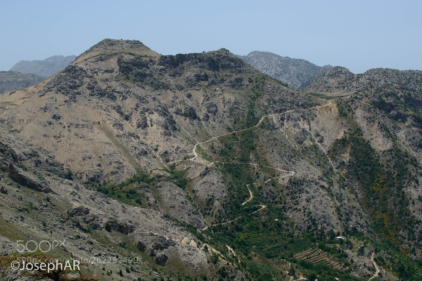 Nikon D3200 sample photo. Mountains of tannourine  photography